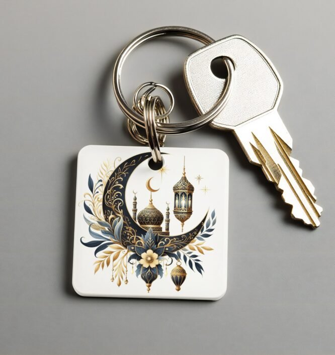 Ramzan Mubarak Printed Keychain - Image 3