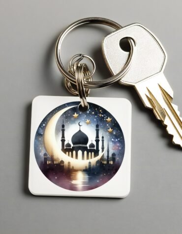 Ramzan Mubarak Printed Keychain