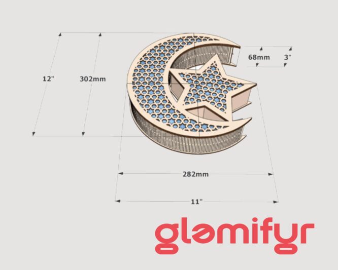 Moon Shape Ramzan Box - Image 4
