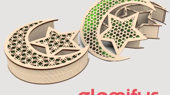 Moon Shape Ramzan Box