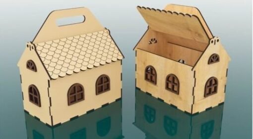 🏡 Lid House Basket Box – Charming, Functional & Perfectly Organized